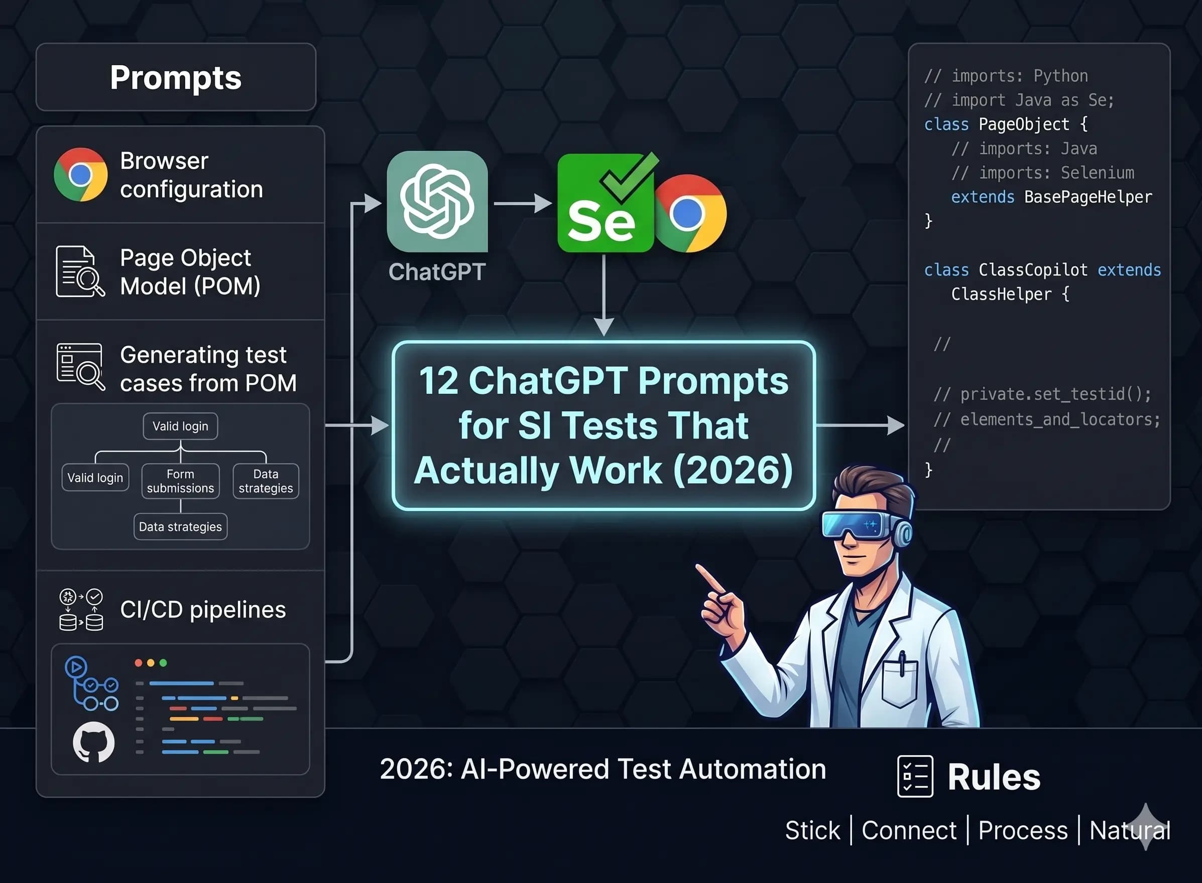 12 ChatGPT Prompts for Selenium Tests That Actually Work (2026)